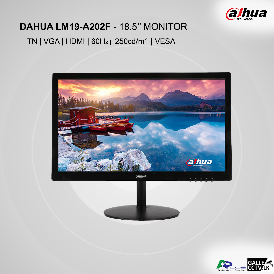 DAHUA LM19-A202F - 18.5’’ MONITOR