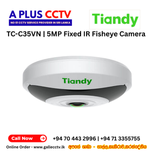 TC-C35VN Spec:I3/E/Y/1.4mm/V4.2 | 5MP Fixed IR Fisheye Camera